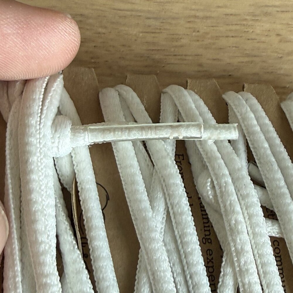 On Cloud Laces White Replacement Sneakers Laces Owner ID‎ CARD READ!! - Picture 3 of 5